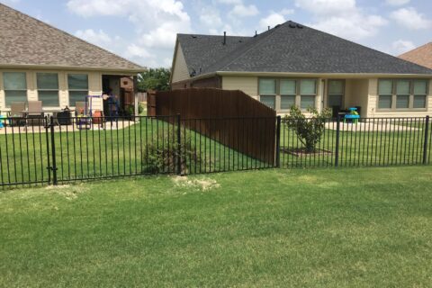 Wrought iron fence work in dfw