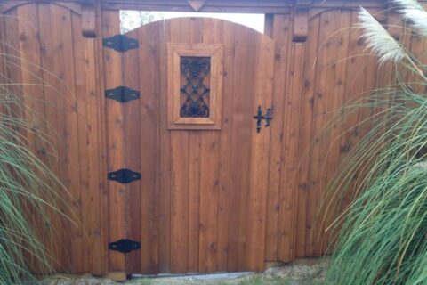 Decorative Cedar Fence