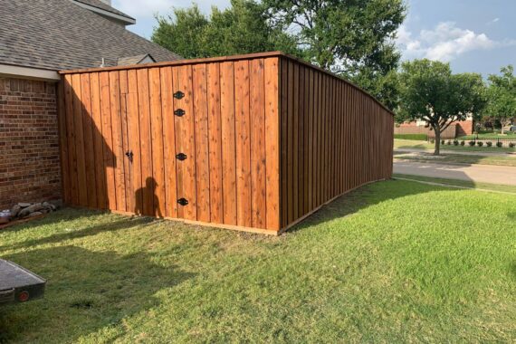 custom-wood fence plano texas