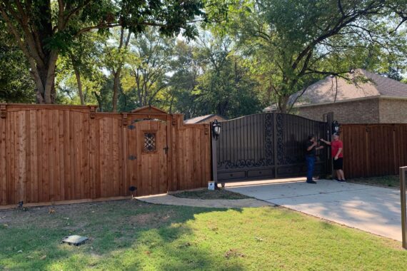 custom wood fence work dfw