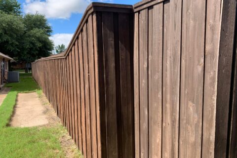fence staining work plano tx