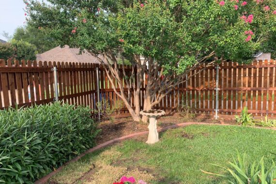 residential fence work in dfw
