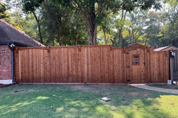 wood fence installation work plano